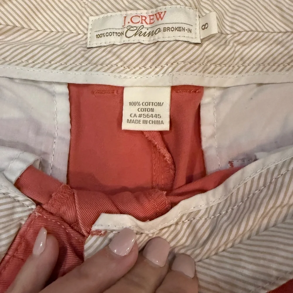 J. Crew Pink Bermuda Shorts Classic Preppy Style‎